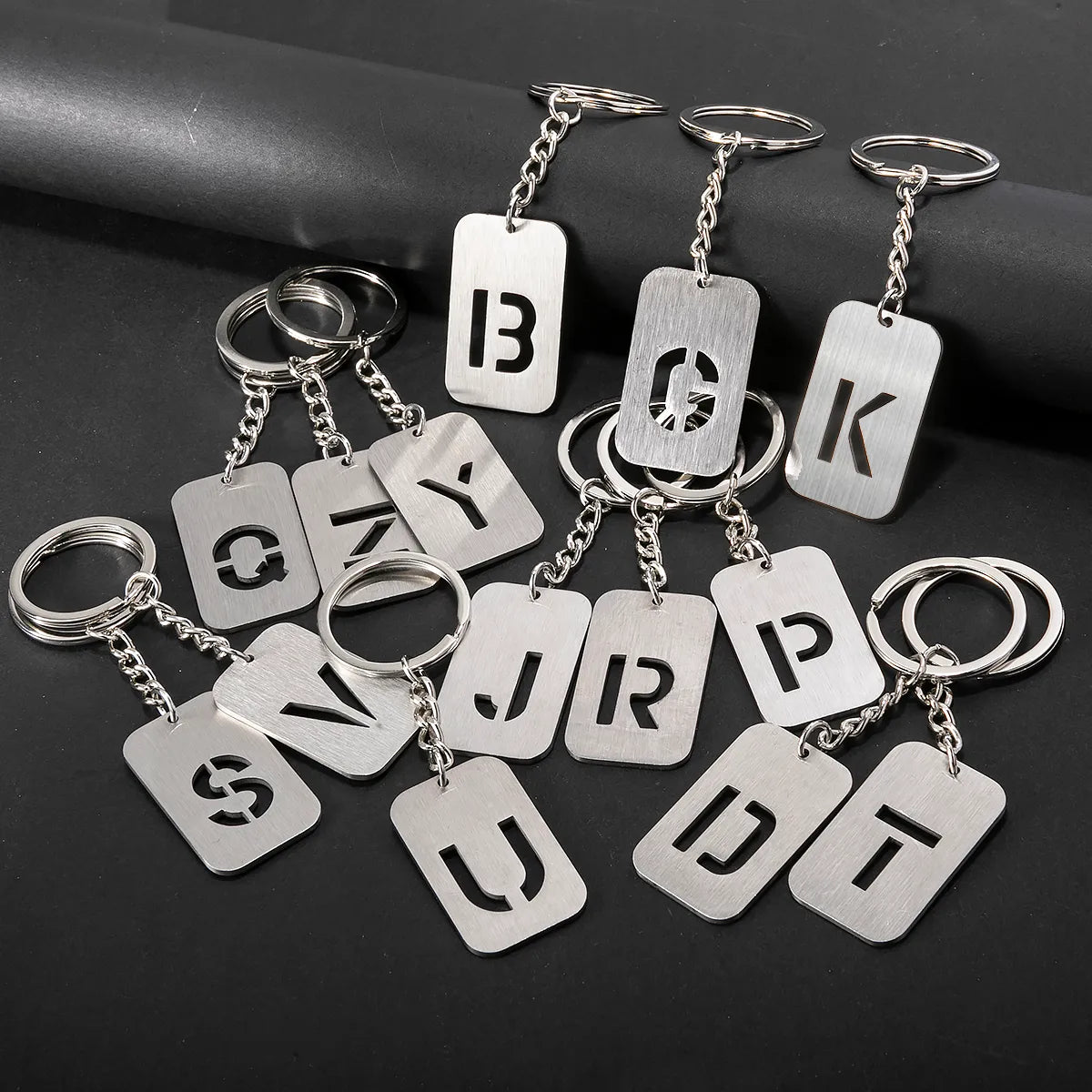 Casual Simple Style Artistic Letter 201 Stainless Steel Polishing Bag Pendant Keychain