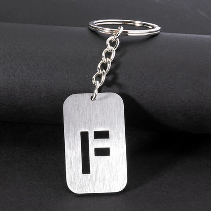 Casual Simple Style Artistic Letter 201 Stainless Steel Polishing Bag Pendant Keychain