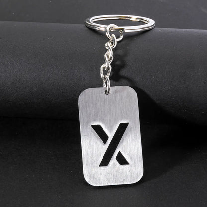 Casual Simple Style Artistic Letter 201 Stainless Steel Polishing Bag Pendant Keychain