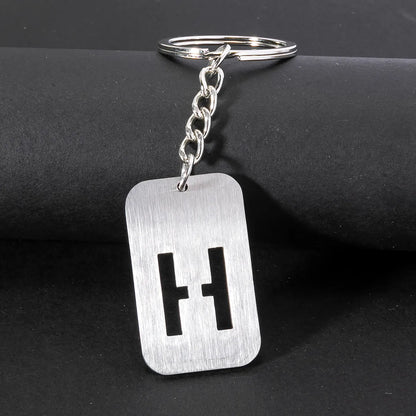 Casual Simple Style Artistic Letter 201 Stainless Steel Polishing Bag Pendant Keychain