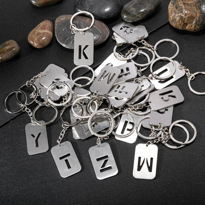 Casual Simple Style Artistic Letter 201 Stainless Steel Polishing Bag Pendant Keychain