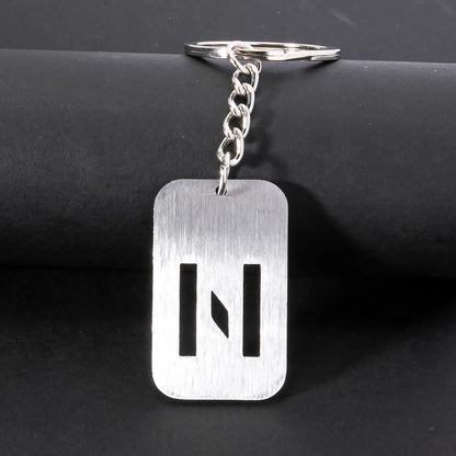 Casual Simple Style Artistic Letter 201 Stainless Steel Polishing Bag Pendant Keychain