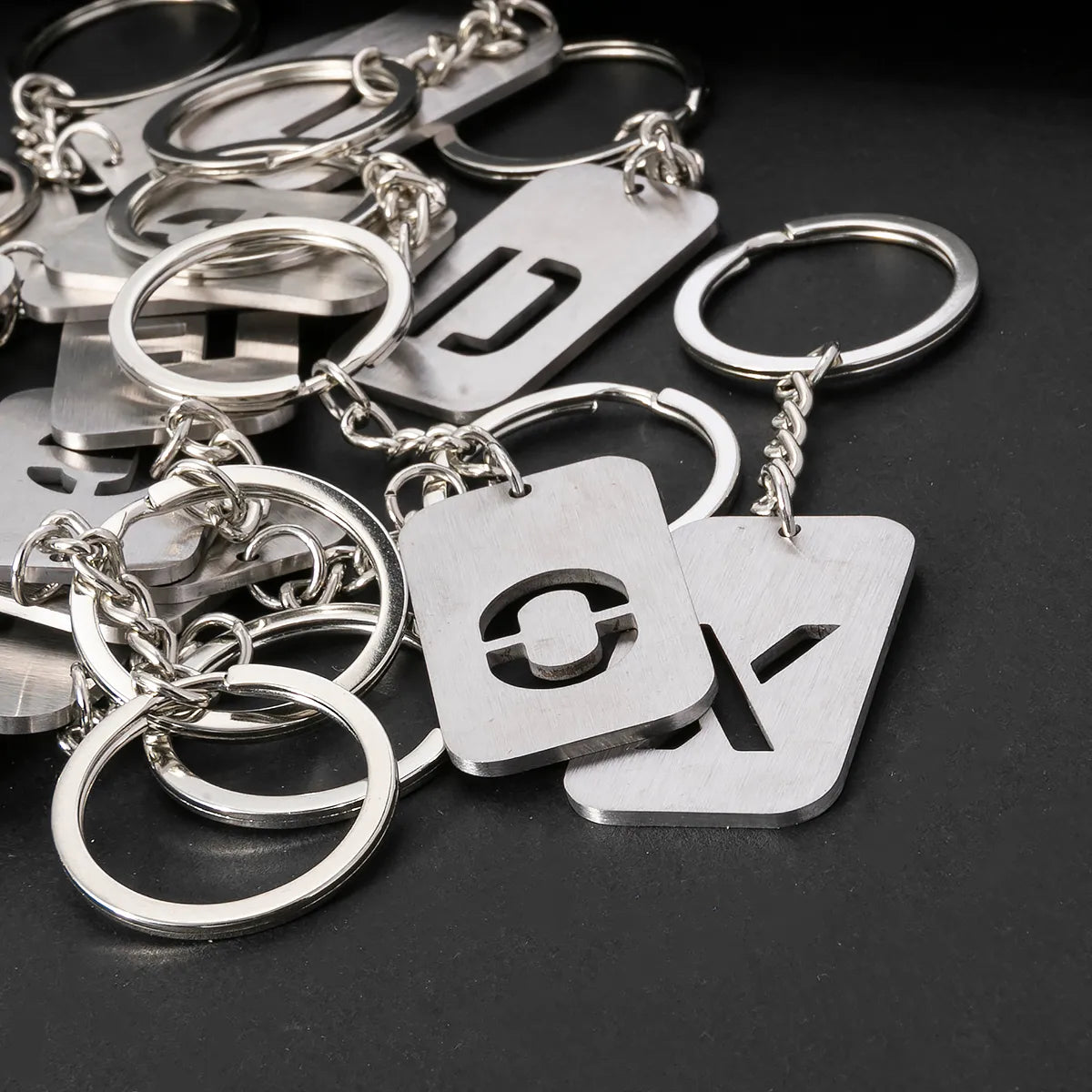 Casual Simple Style Artistic Letter 201 Stainless Steel Polishing Bag Pendant Keychain