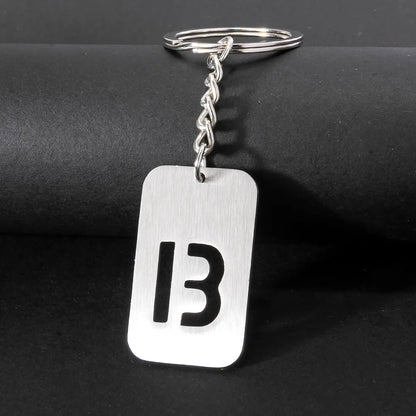 Casual Simple Style Artistic Letter 201 Stainless Steel Polishing Bag Pendant Keychain