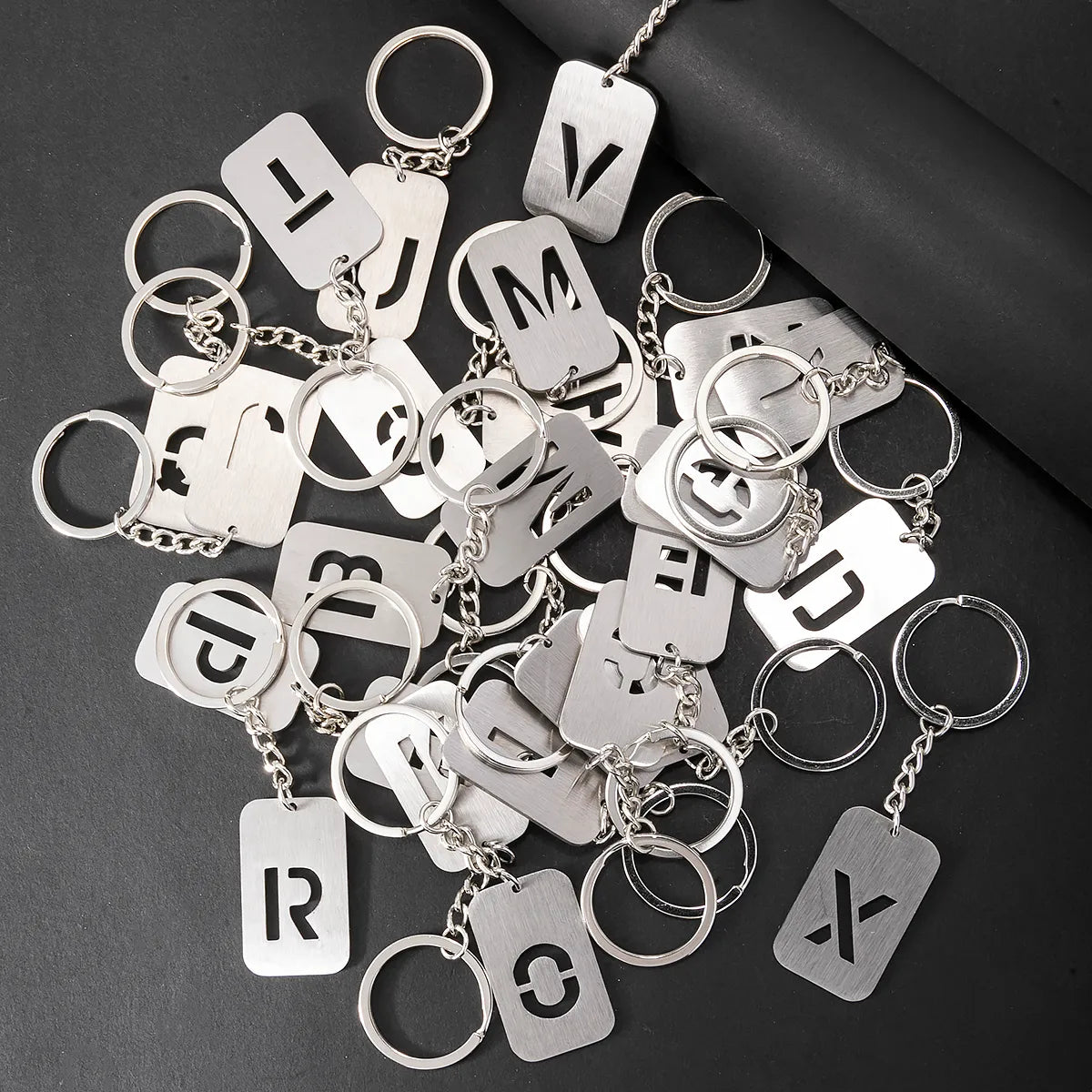 Casual Simple Style Artistic Letter 201 Stainless Steel Polishing Bag Pendant Keychain