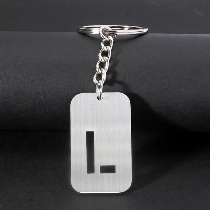 Casual Simple Style Artistic Letter 201 Stainless Steel Polishing Bag Pendant Keychain