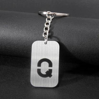 Casual Simple Style Artistic Letter 201 Stainless Steel Polishing Bag Pendant Keychain