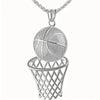 Casual Simple Style Basketball Alloy Zinc Alloy Men'S Pendant Necklace