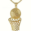 Casual Simple Style Basketball Alloy Zinc Alloy Men'S Pendant Necklace