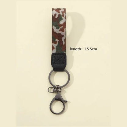 Casual Simple Style Camouflage Alloy Bag Pendant Keychain