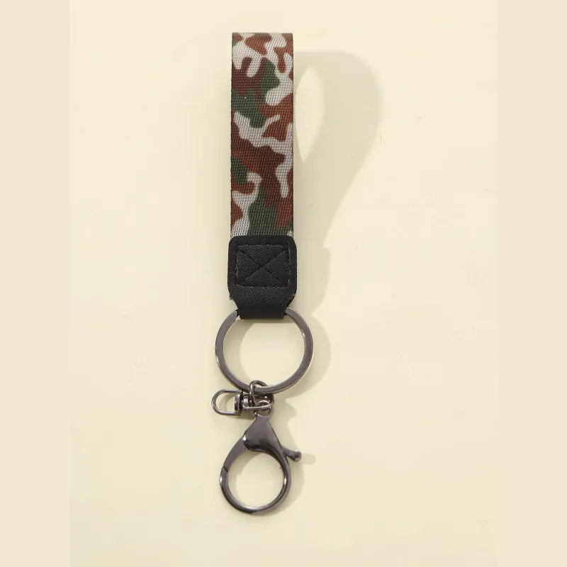 Casual Simple Style Camouflage Alloy Bag Pendant Keychain