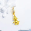 1 Piece Brass Zircon 18K Gold Plated Inlay Polished Pendant