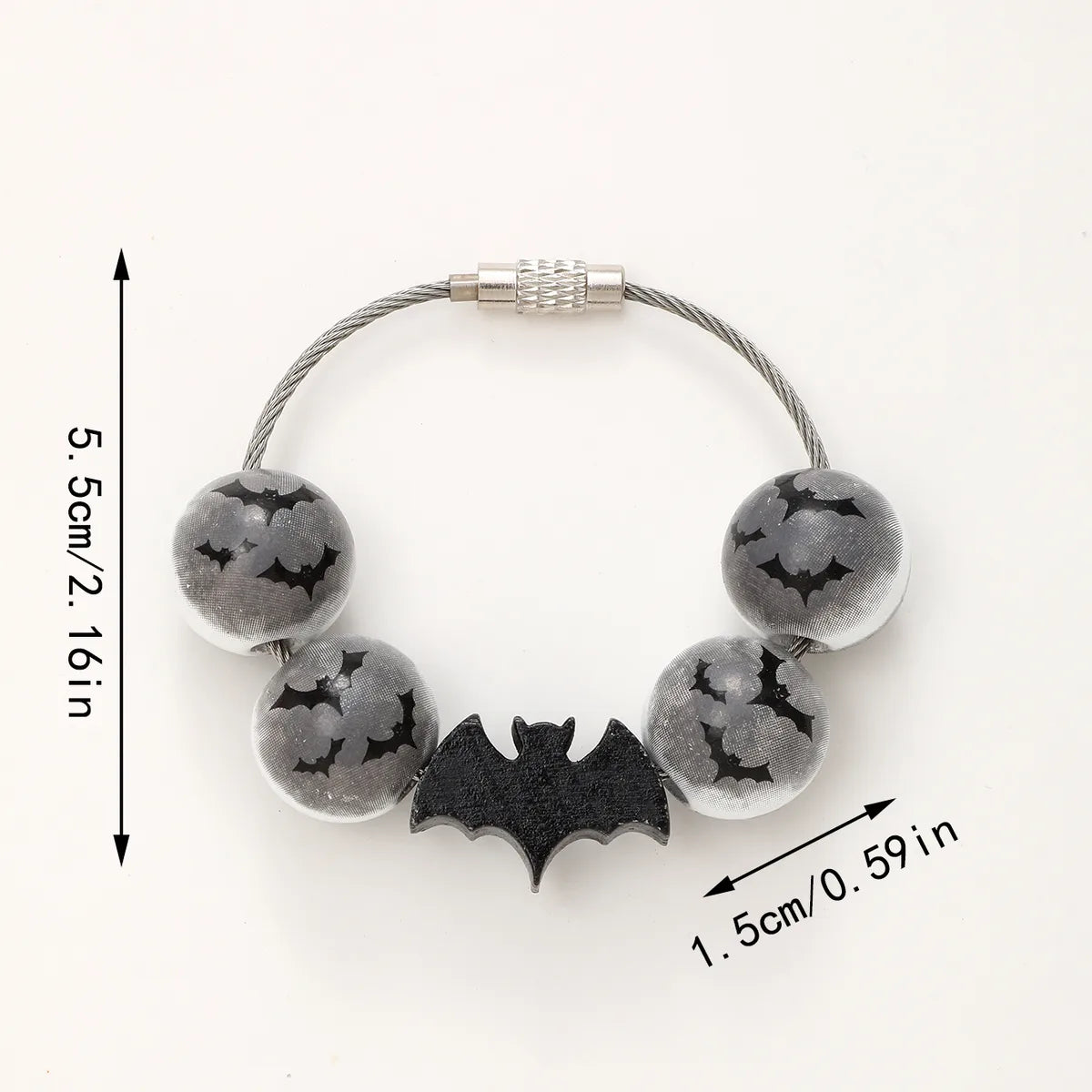 Casual Simple Style Commute Bat Wood Keychain