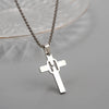 Casual Simple Style Cross Letter 304 Stainless Steel Titanium Steel Unisex Pendant Necklace