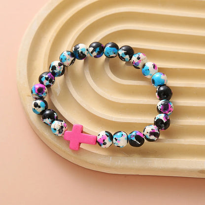 Casual Simple Style Cross Turquoise Wholesale Bracelets