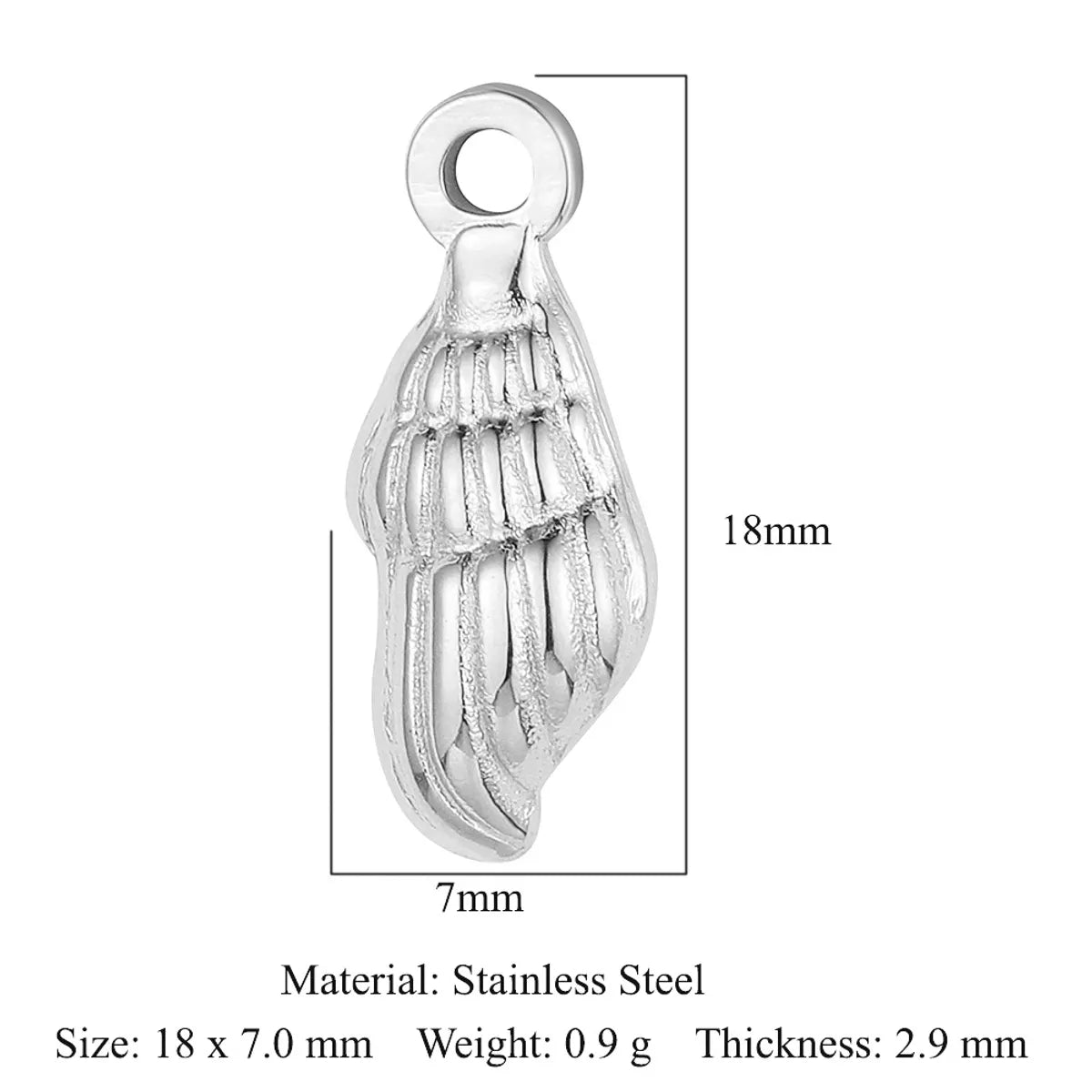 Casual Simple Style Dolphin Flower Snake Titanium Steel Plating Inlay Rhinestones Charms Jewelry Accessories