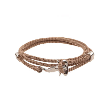 Casual Simple Style Dolphin Shark Alloy Rope Unisex Bracelets