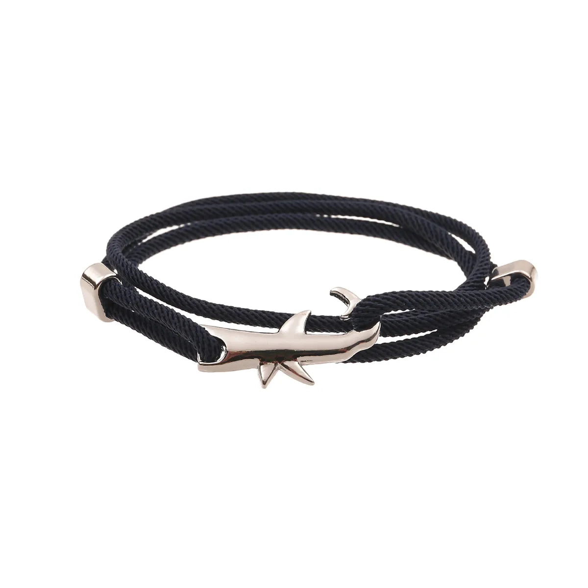 Casual Simple Style Dolphin Shark Alloy Rope Unisex Bracelets