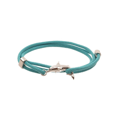 Casual Simple Style Dolphin Shark Alloy Rope Unisex Bracelets