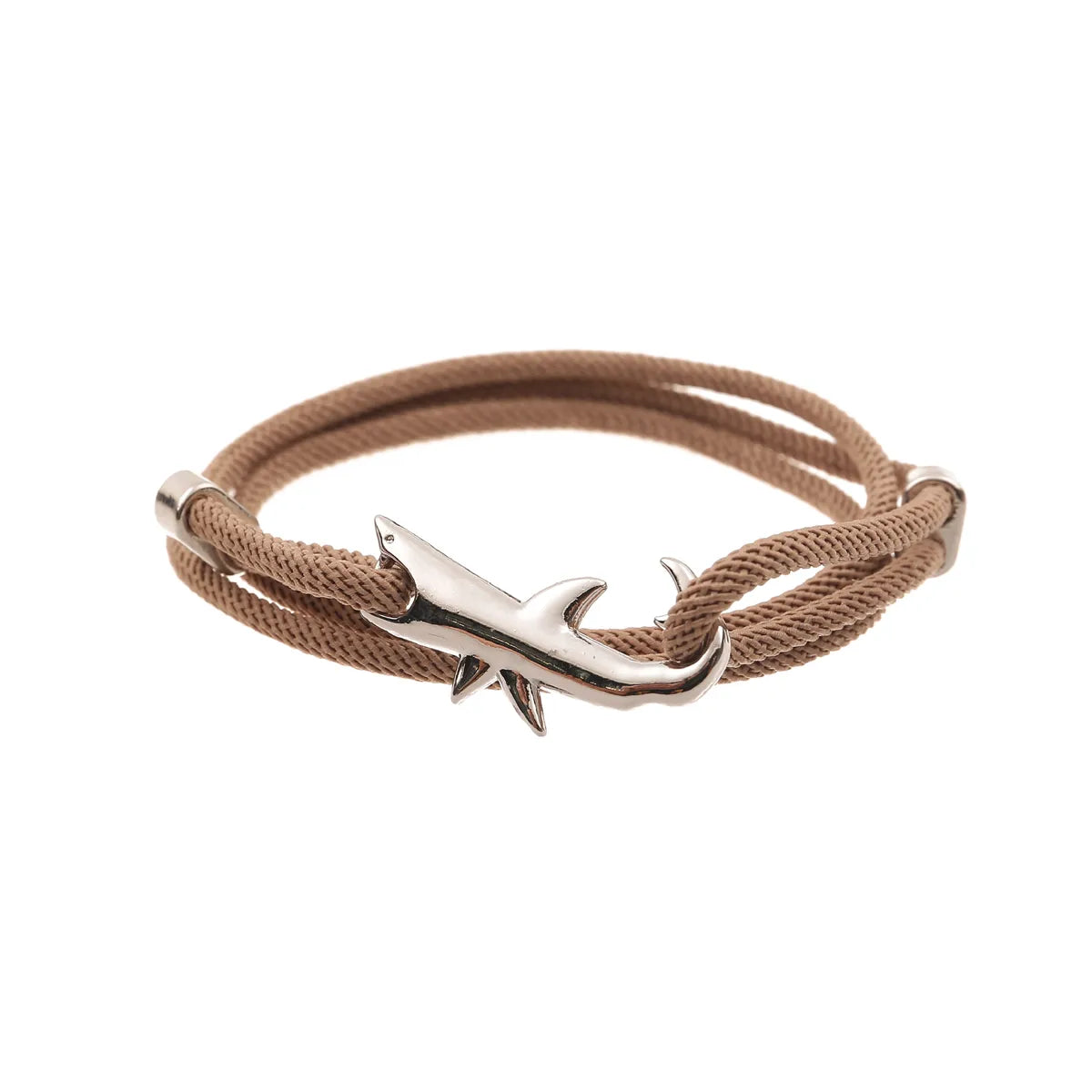 Casual Simple Style Dolphin Shark Alloy Rope Unisex Bracelets