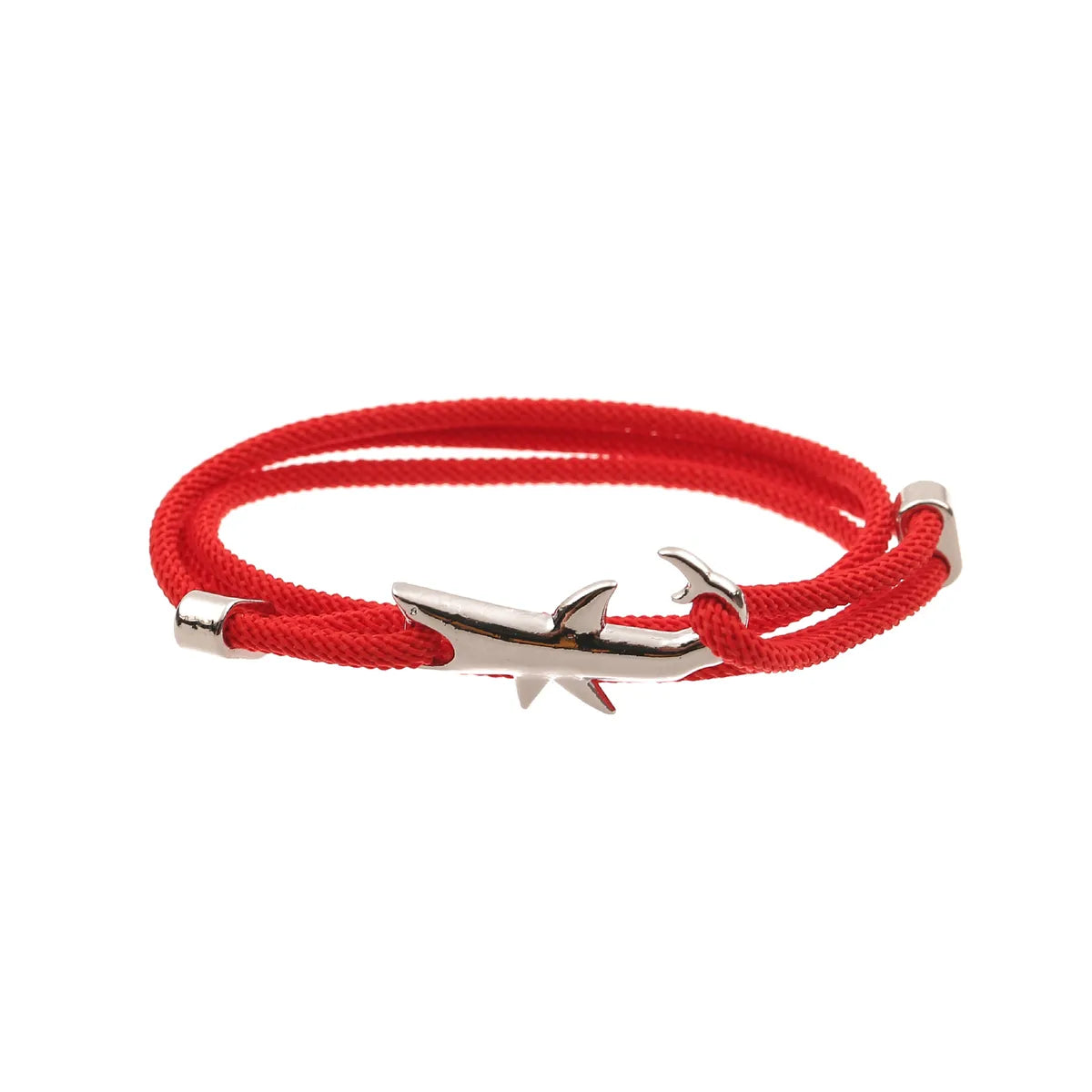 Casual Simple Style Dolphin Shark Alloy Rope Unisex Bracelets