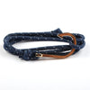 Casual Simple Style Fishhook Alloy Rope Layered Unisex Bracelets