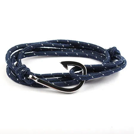 Casual Simple Style Fishhook Alloy Rope Unisex Bracelets