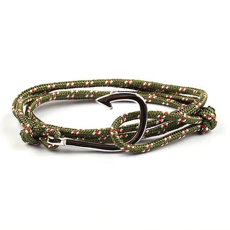 Casual Simple Style Fishhook Alloy Rope Unisex Bracelets