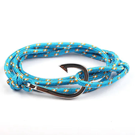 Casual Simple Style Fishhook Alloy Rope Unisex Bracelets