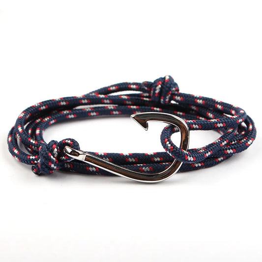 Casual Simple Style Fishhook Alloy Rope Unisex Bracelets