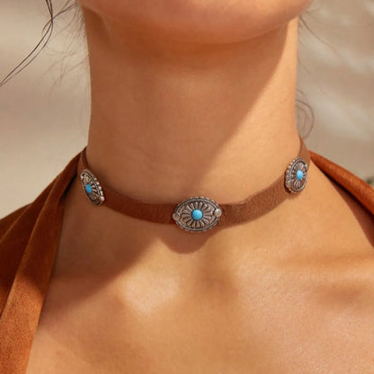 Casual Simple Style Flower Alloy Women's Choker