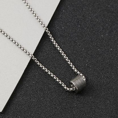 Casual Simple Style Geometric 201 Stainless Steel Polishing Unisex Necklace