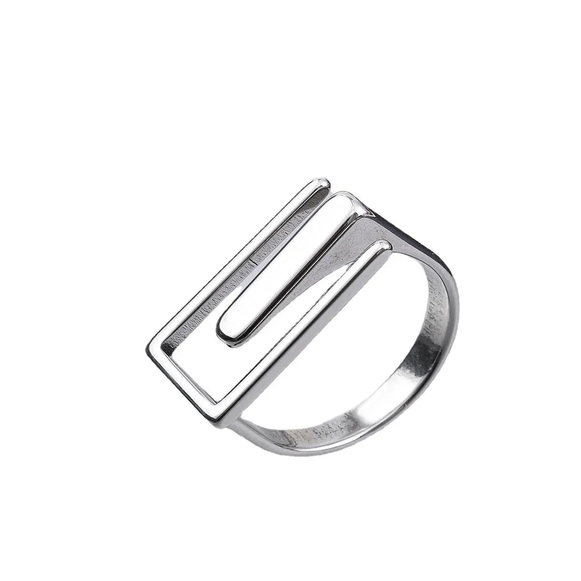 Casual Simple Style Geometric 201 Stainless Steel Polishing Unisex Open Rings