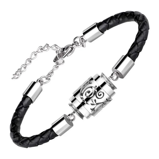 Casual Simple Style Geometric 304 Stainless Steel Leather Rope Unisex Bracelets Necklace