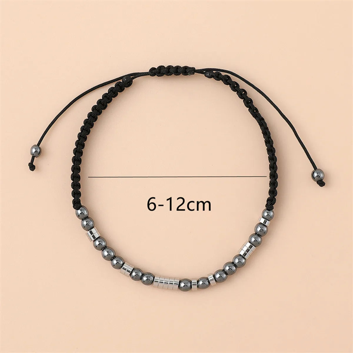 Casual Simple Style Geometric 304 Stainless Steel Rope Hematite Wholesale Bracelets