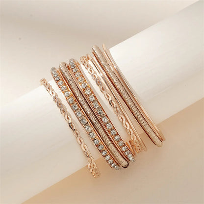 Casual Simple Style Geometric Alloy Wholesale Bangle