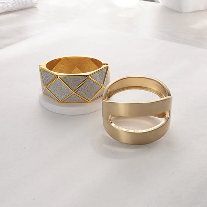 Casual Simple Style Geometric Alloy Wholesale Bangle