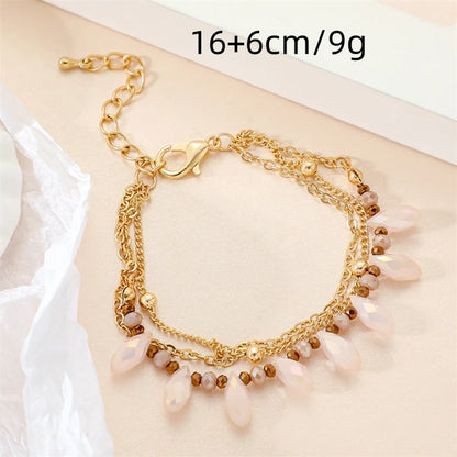 Casual Simple Style Geometric Alloy Women's Bracelets