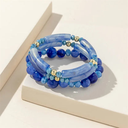 Casual Simple Style Geometric Arylic Beaded Women'S Bracelets