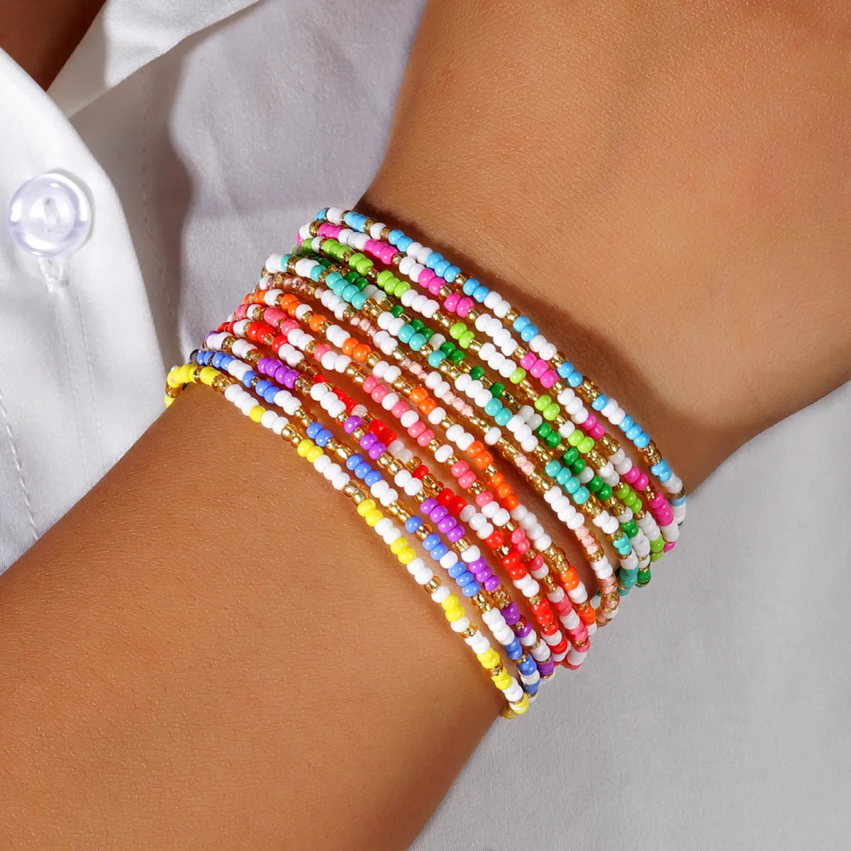 Casual Simple Style Geometric Seed Bead Wholesale Bracelets