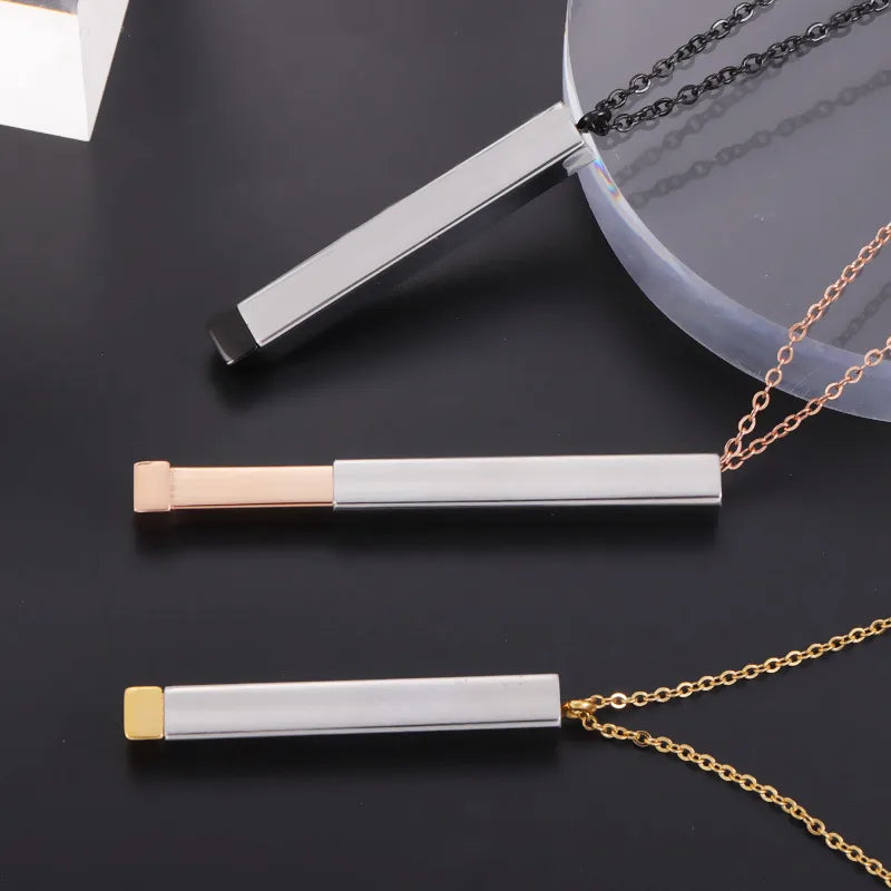 Casual Simple Style Geometric Stainless Steel Gold Plated Silver Plated Pendant Necklace In Bulk