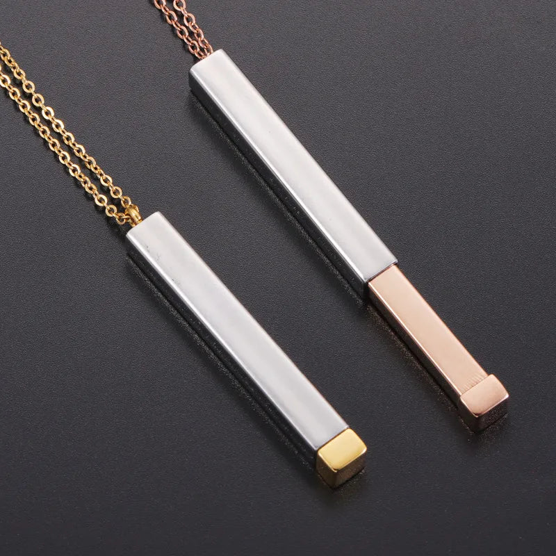 Casual Simple Style Geometric Stainless Steel Gold Plated Silver Plated Pendant Necklace In Bulk