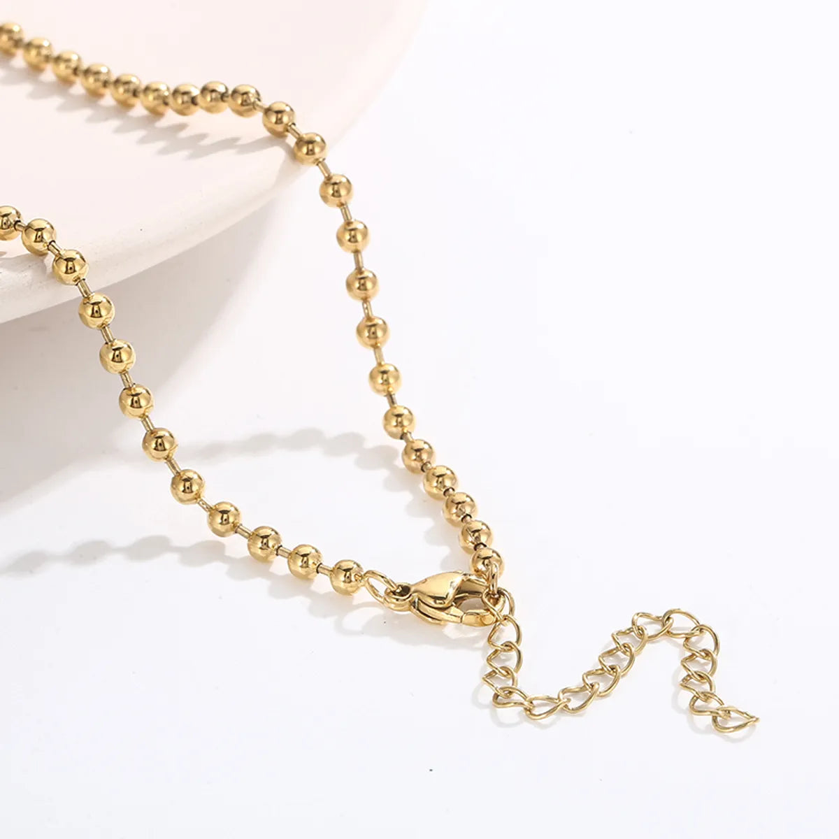 Casual Simple Style Geometric Stainless Steel Plating 18k Gold Plated Bracelets Necklace