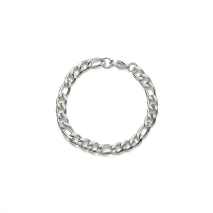 Casual Simple Style Geometric Titanium Steel Plating Unisex Bracelets