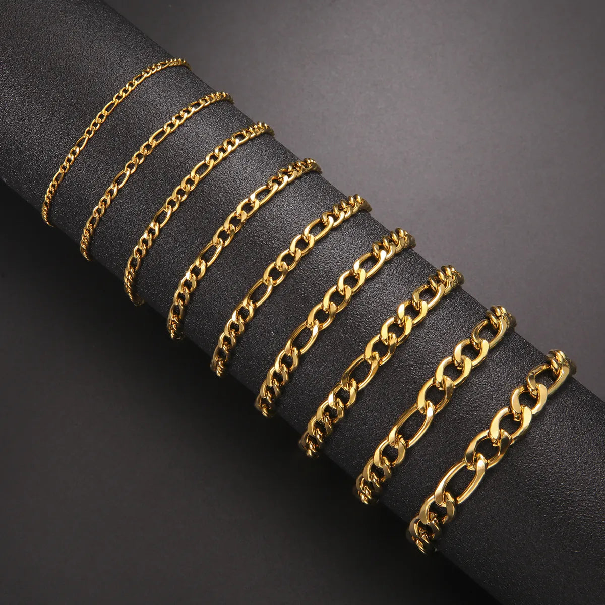 Casual Simple Style Geometric Titanium Steel Plating Unisex Bracelets