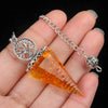 Casual Simple Style Geometric Tree Natural Stone Crystal Suncatcher Spirit Pendulum Artificial Decorations