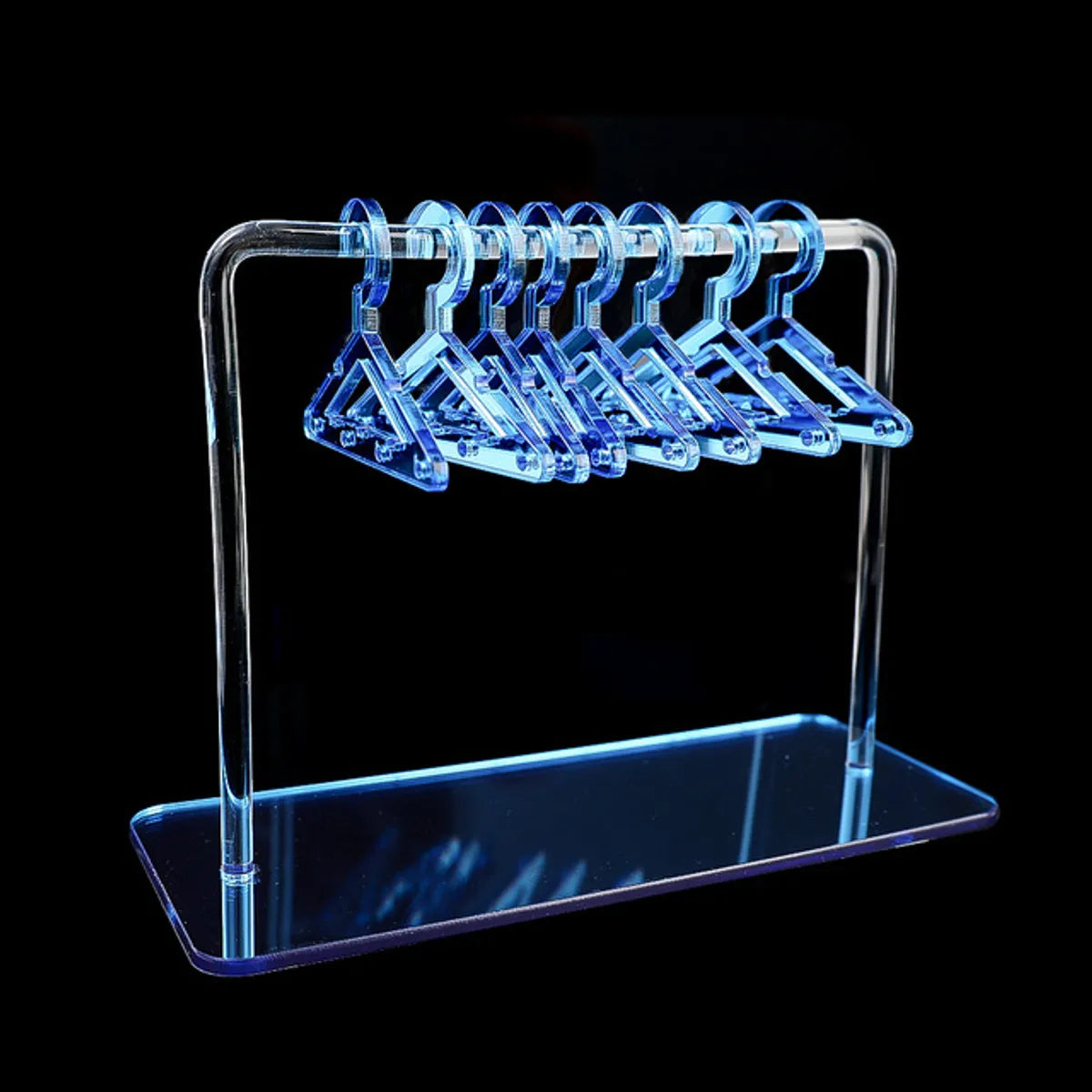 Casual Simple Style Hanger Arylic Transparent Jewelry Rack