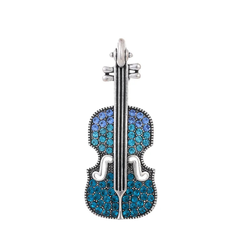 Casual Simple Style Human Animal Cello Alloy Inlay Rhinestones Unisex Brooches