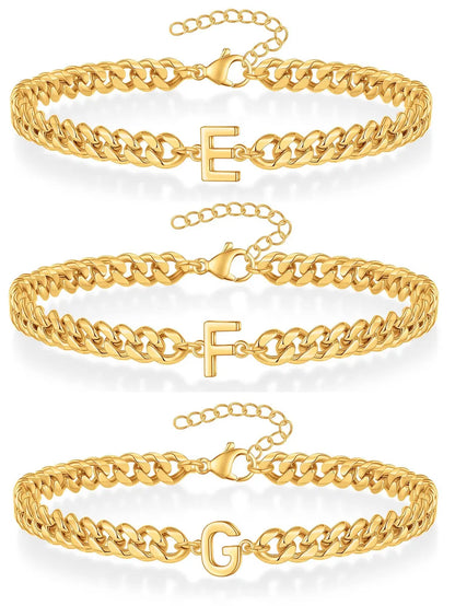 Casual Simple Style Letter 201 Stainless Steel 304 Stainless Steel 18K Gold Plated Bracelets In Bulk