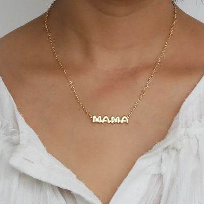 Casual Simple Style Letter Brass Pendant Necklace 1 Piece